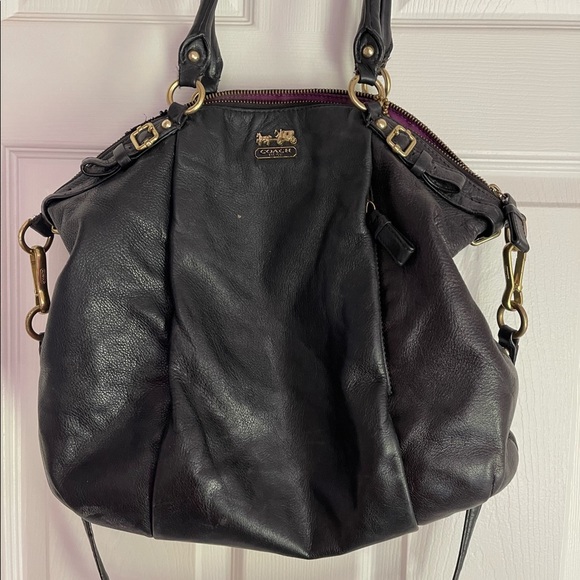 Coach Handbags - Black leather Coach purse